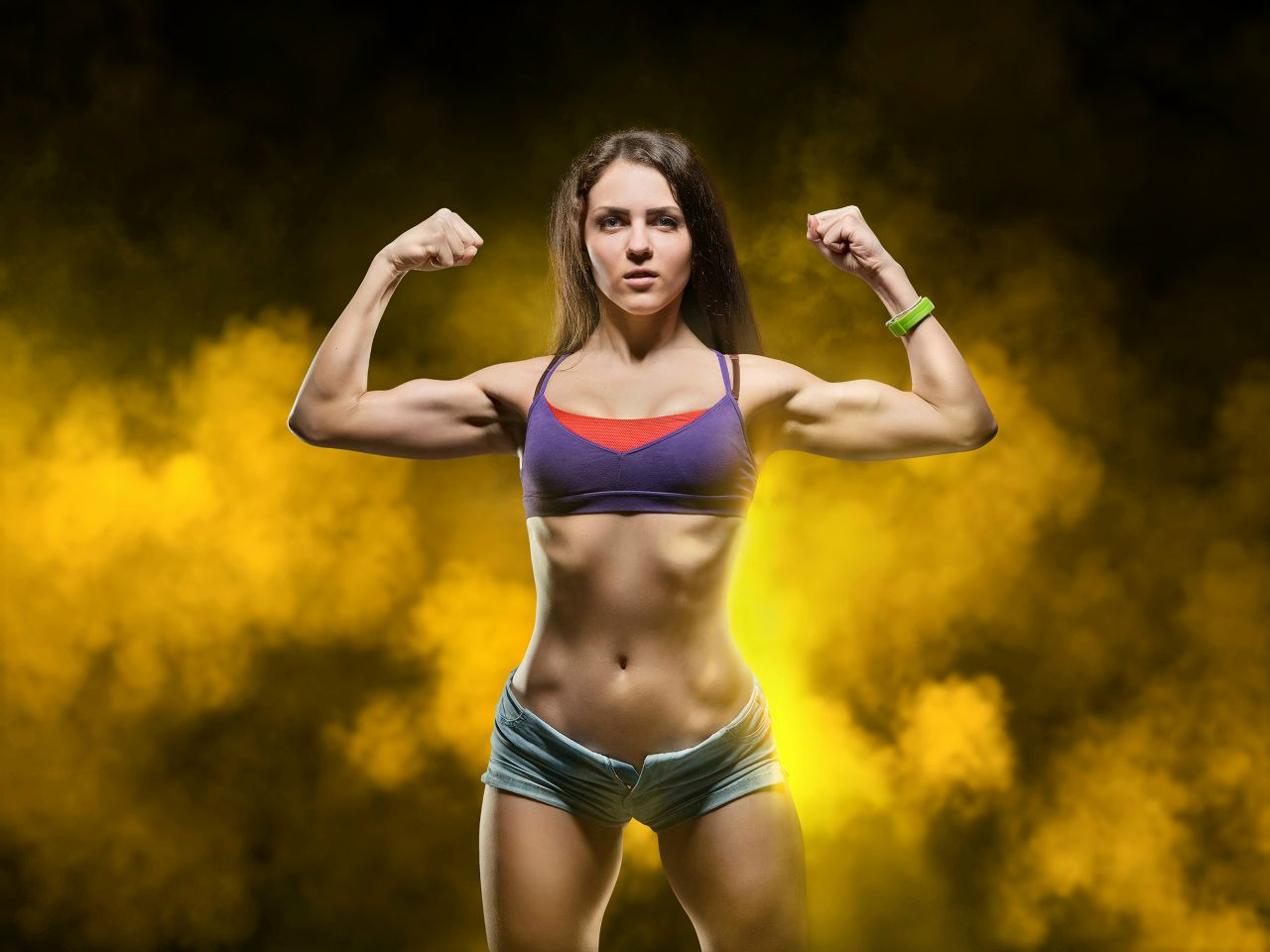 Athletic girls in Tengzhou